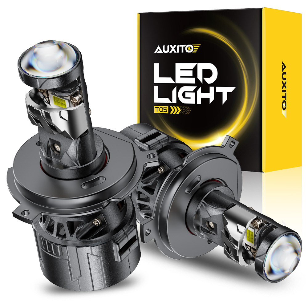 Compass Lensatic - AUXITO 2 pezzi Turbo H4 Led