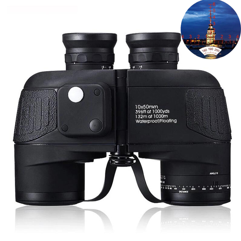 Compass Lensatic - Binocolo Marino 10x50 con Telemetro e