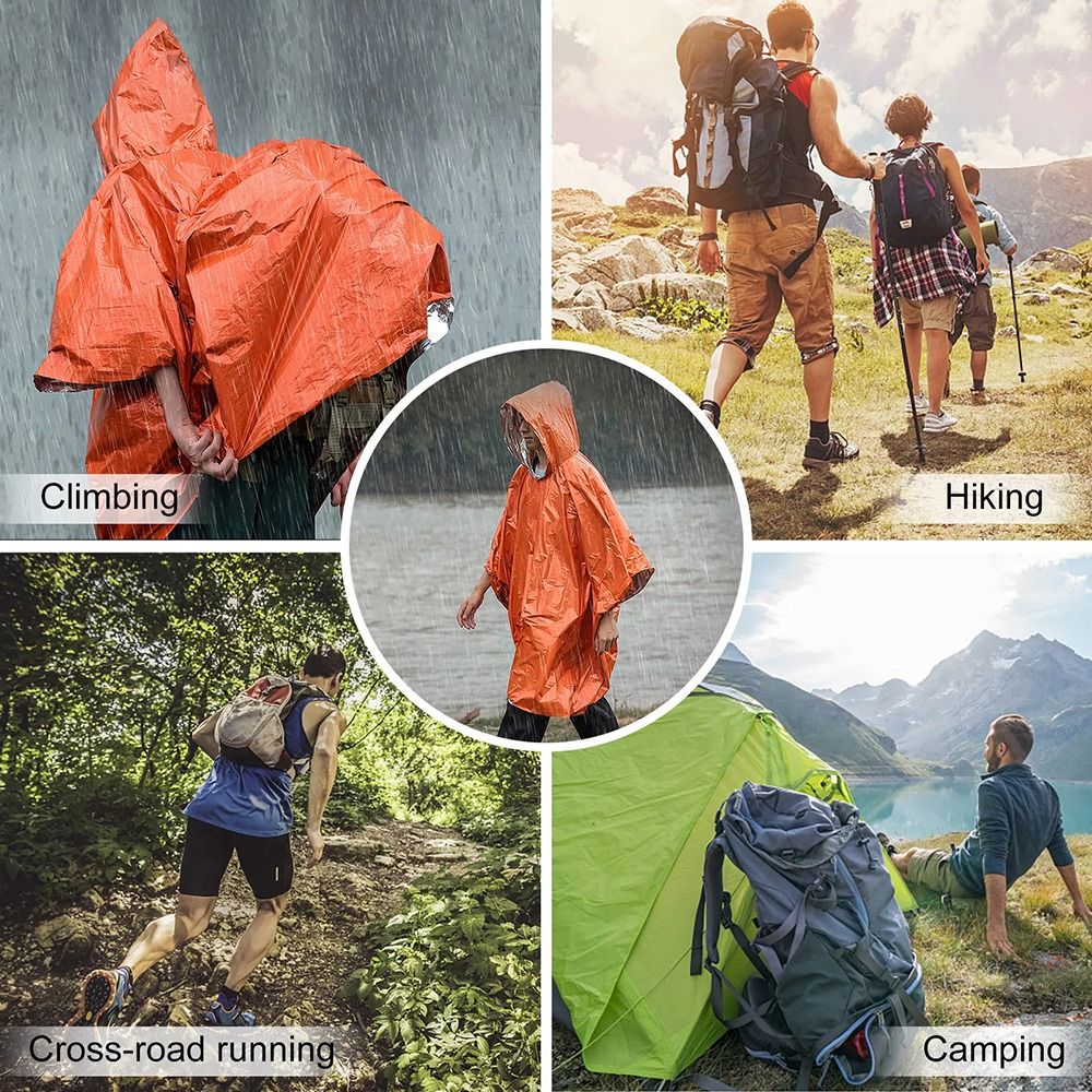 1 Pezzo Telo Impermeabile per  - Emergency Poncho Rain recensione e prezzo